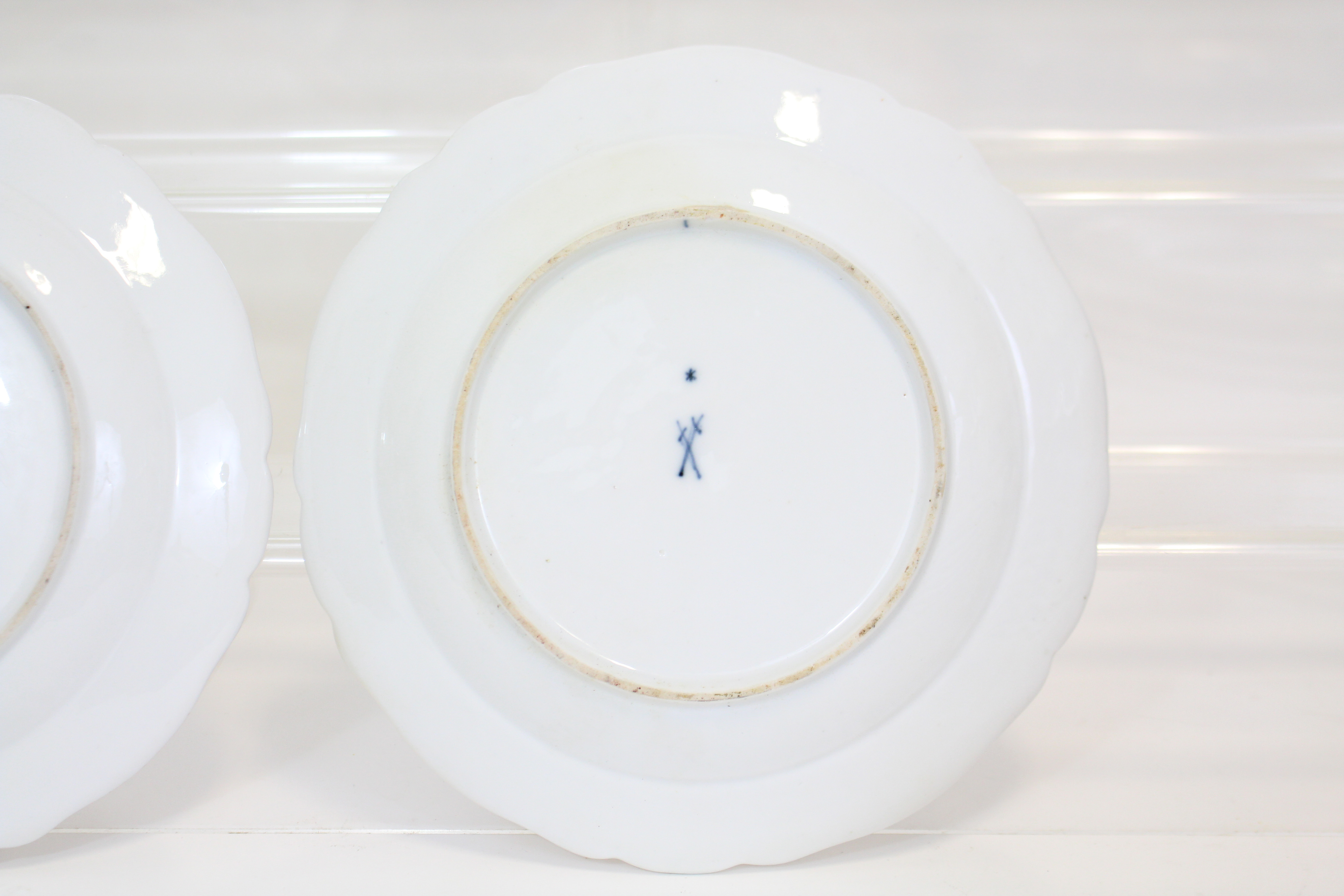 A MEISSEN MARCOLINI PERIOD PART DESSERT SERVICE, comprising: a pair of comports with applied - Image 13 of 13