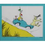 DR. SEUSS (Theodore Seuss Geisel). “Would You ? Could You ? In A Car ?”. Chromolithograph,