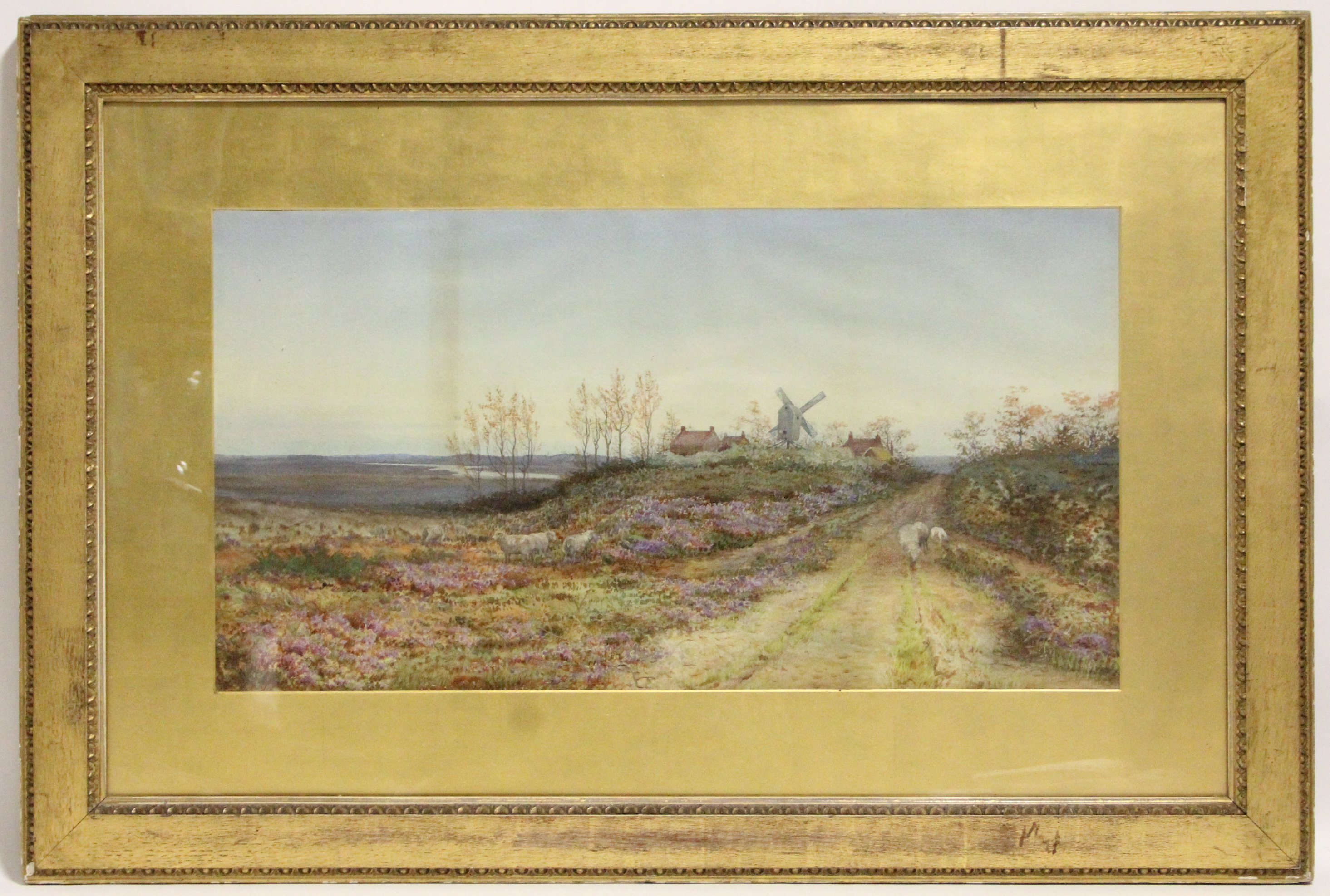 JAMES WHITTET SMITH (19th century). Titled: “A Corner of Snape Common, near Aldeburgh, Suffolk”.