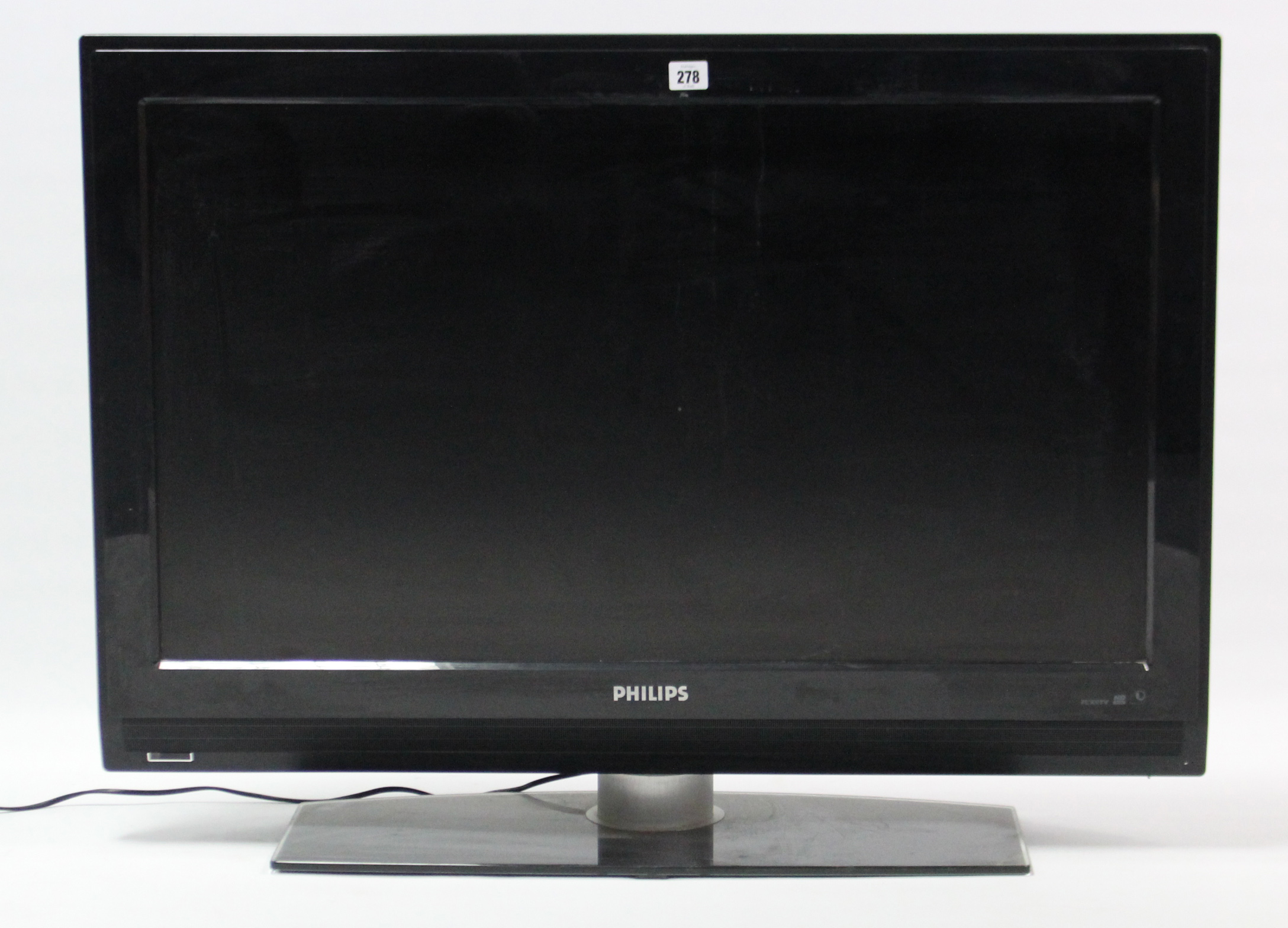 A Philips 37” colour television.