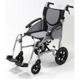 An Airex “I-GO” folding wheelchair.