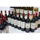 A case of twelve75cl bottles of Pontet-Canet; together with thirty-five various other bottles of