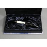 A MONT BLANC LIMITED EDITION “F. SCOTT FITZGERALD" FOUNTAIN PEN, WITH CASE, BOXED, (Limited