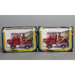 Two Corgi Major scale models – “Berliet Wrecker Truck” (No. 1144), each with window box.