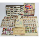 Approximately two thousand various cigarette cards by W.D. & H.O. Wills, John Player, etc. contained