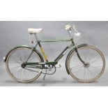 A 1980’s Marlboro three-speed gents bicycle (green).