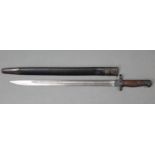 An early 20th century British military rifle bayonet by Wilkinson’s (1907) with 17” long single-edge