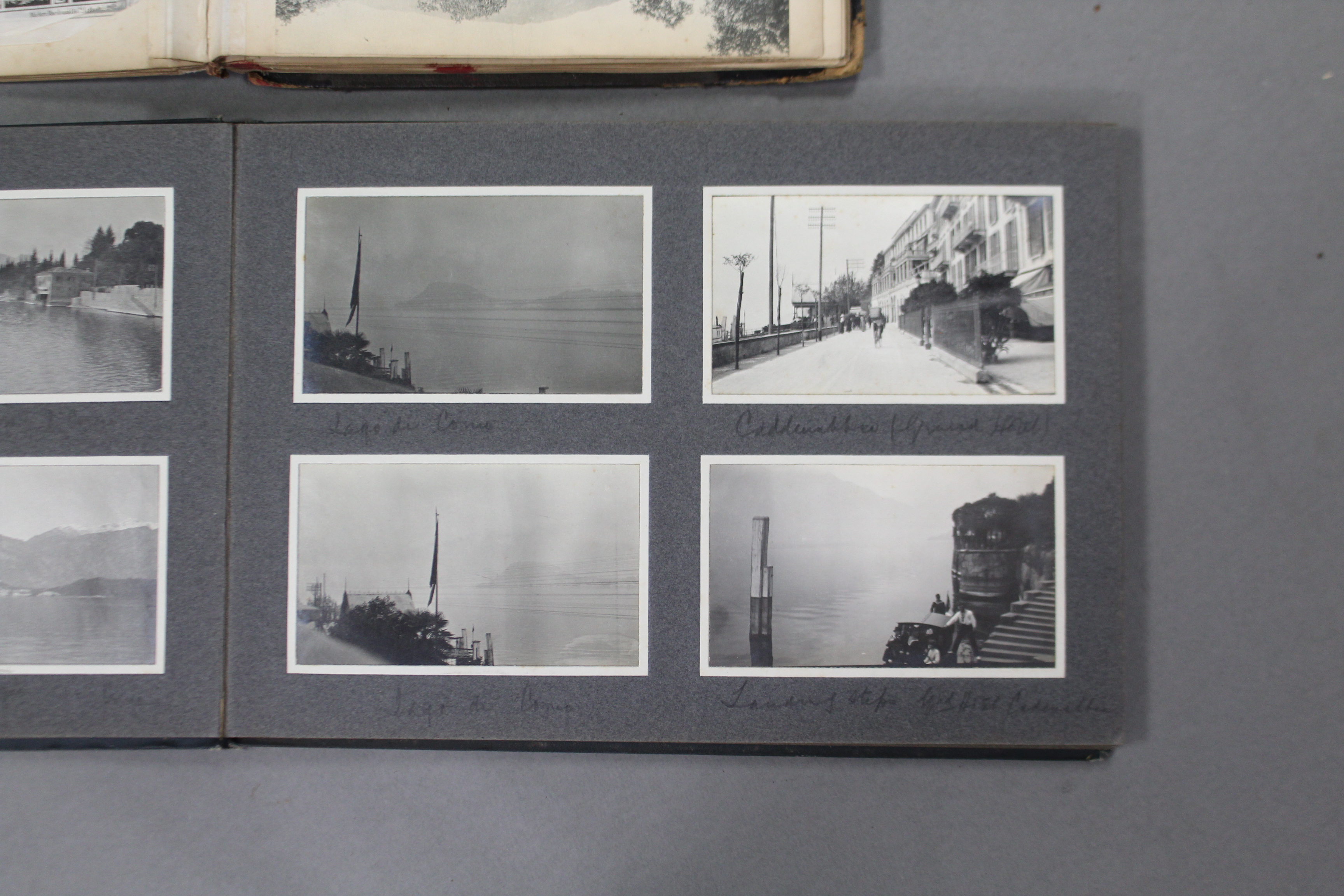 Eight various antique photograph albums, some containing photographs. - Image 2 of 4