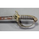 A cavalry officer’s dress sword (lacking scabbard); & a “Supa” three-piece cane fly-fishing rod.