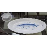 A Limoges porcelain Exclusivite Decor fish plate,