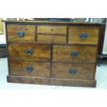 A Laura Ashley stained pine dressing chest,