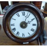 A late 19th/early 20thC postman's alarm, in a turned,