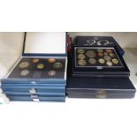 Uncollated Royal Mint and other proof coins: to include The UK 1996 Edition cased OS1