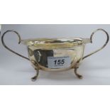 A silver twin handled sugar basin Birmingham 1929 11