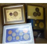 Uncollated Royal Mint and other proof coins: to include the 1994-1997 silver proof £1 collection