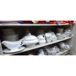 Ceramic tableware: to include Royal Worcester bone china Contessa pattern dinnerware SL