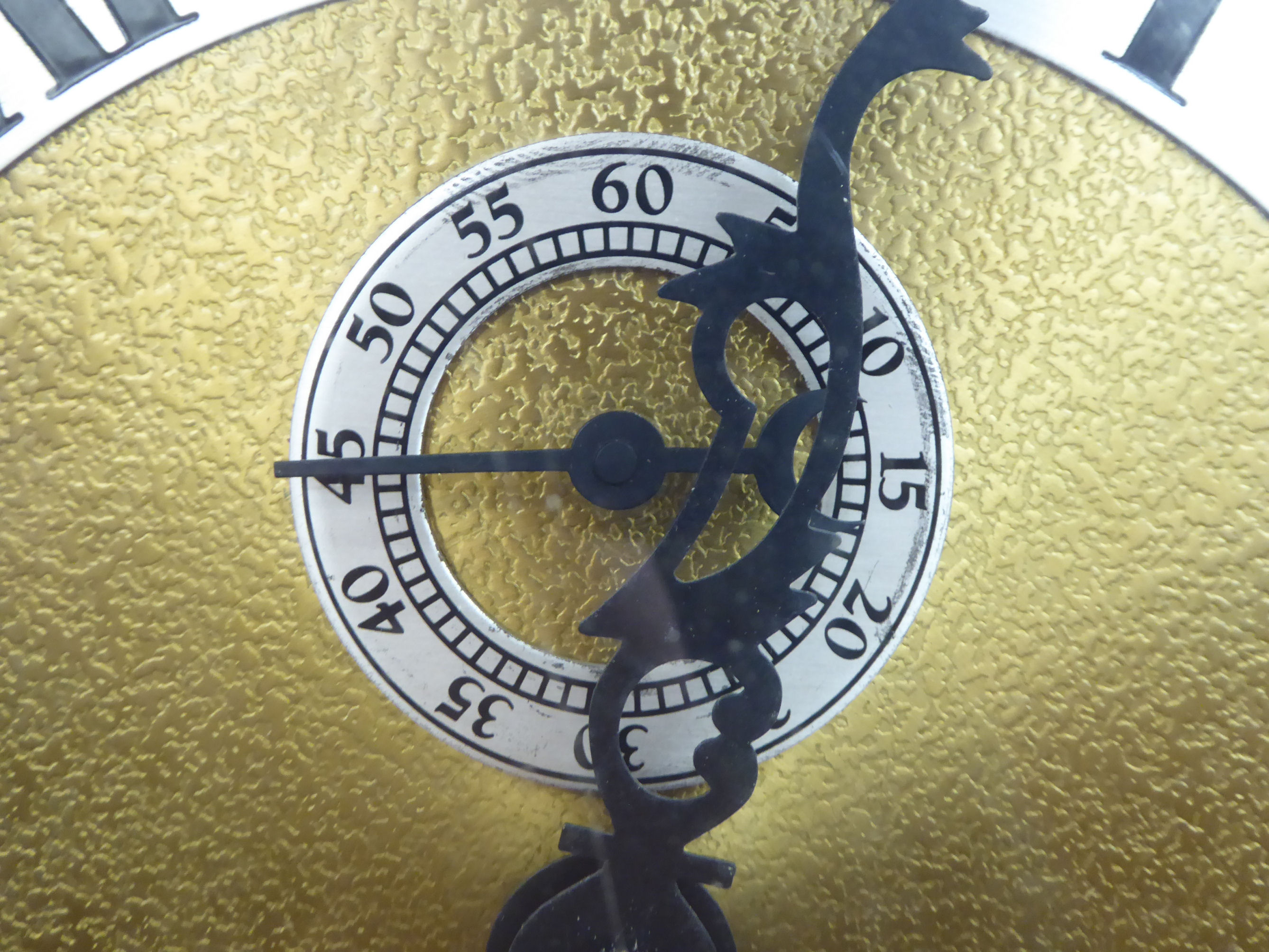 A modern oak longcase clock, having a swan neck pediment, - Image 2 of 2