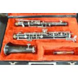 A Sterling oboe, distributed by Selmer of London,