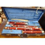 An Artia bassoon, imported by Boosey & Hawkes, London,