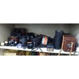 Photographic and optical equipment: to include a pair of telemax 5 10x5 field binoculars cased