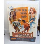 A French language film poster 'Texas nous voila' (Texas here we are) 22'' x 28'' BSR