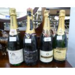 Four bottles of Champagne: to include Mercier Brut RSM