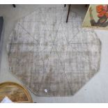 Three modern rugs: to include an Indian Linie design example 56'' x 44'' BSR