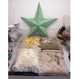 Interior designer's items: to include six various fabric upholstered scatter cushions BSR