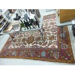 A Persian design carpet,