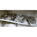 Variously patterned EPNS cutlery and flatware OS6