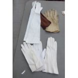 'Vintage' fashioned accessories: to include a pair of kid gloves OS2