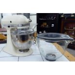 A Kitchenaid Artisan food mixer,