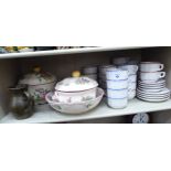 Apilco French porcelain tableware,