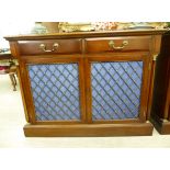 A modern Regency design mahogany side cabinet,