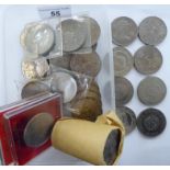 Uncollated coins,