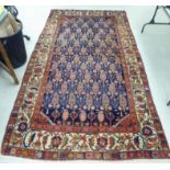 An Indian woollen rug,