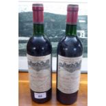 Two bottles of Chateau Calon-Segur BSR