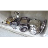 Silver plated tableware: to include a pair of entree dishes;