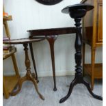 Small furniture: to include a modern mahogany jardiniere stand,