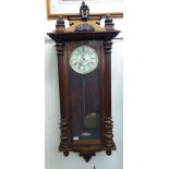 A late 19thC mahogany cased Vienna regulator,