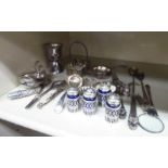 Small collectable metalware: to include servers, condiments pots,