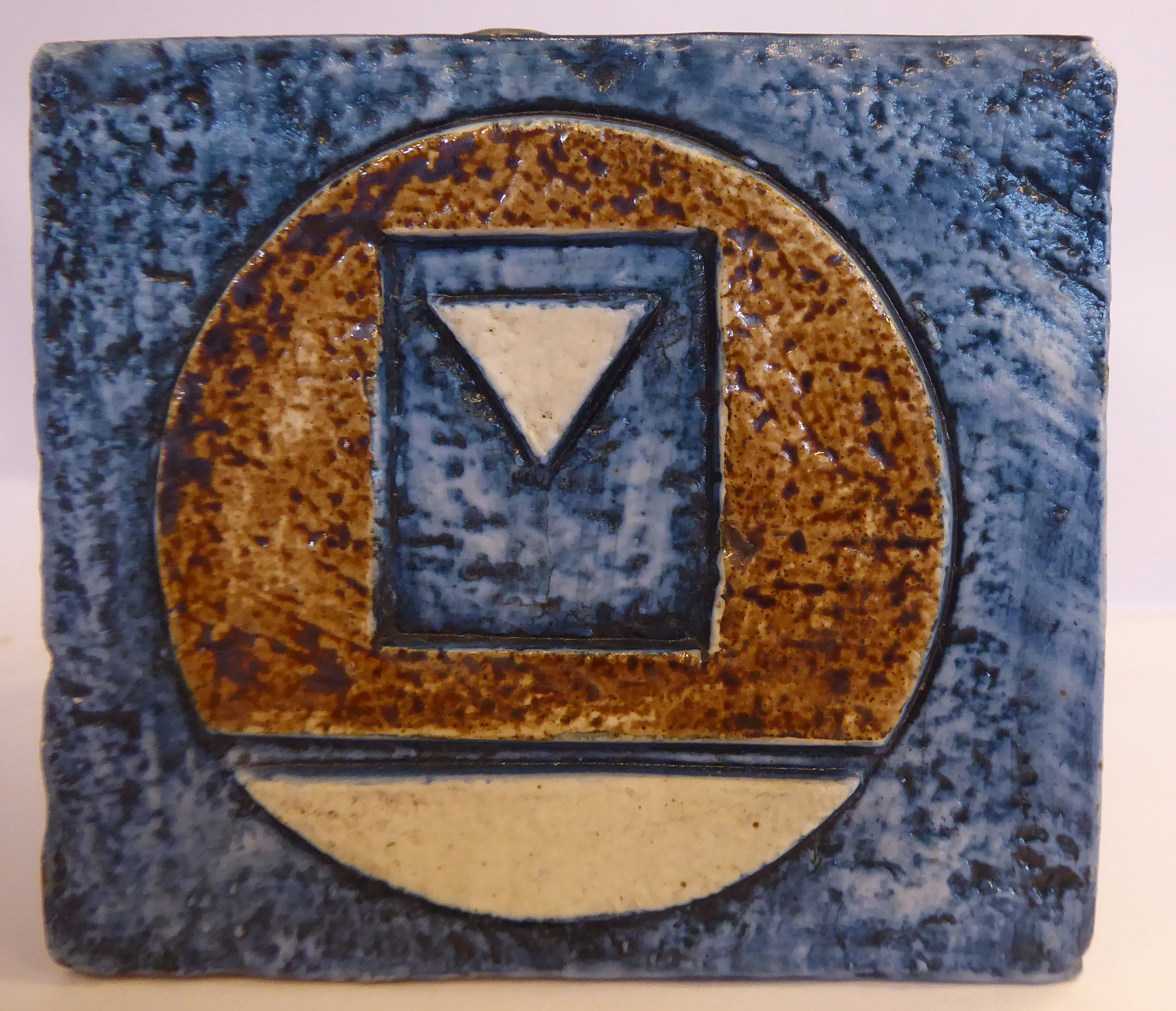 A Troika pottery open, square box vase, - Image 2 of 11