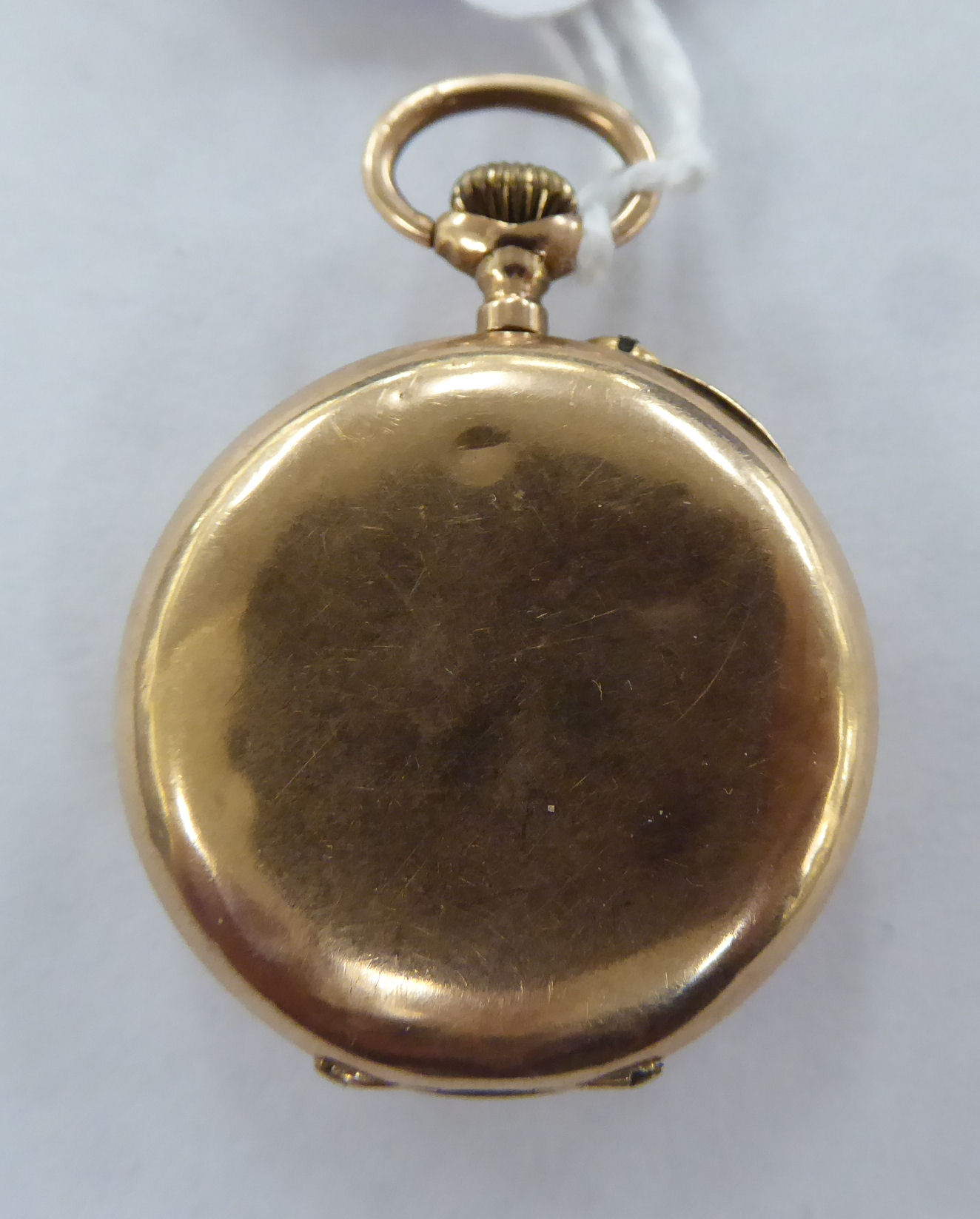 A 9ct gold cased fob watch, - Image 2 of 3