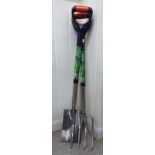 A Green Blade garden fork and spade LAB