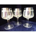 Third Reich/SS Liebstandarte Adolph Hitler: a pair of HAPAG whisky tumblers,