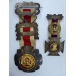 Two late Victorian Masonic medals dated 1886 and 1889 11