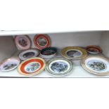 Eleven Prattware saucers and plates: to include 'The Queen, God Bless Her' 6.