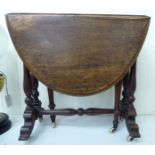 A late Victorian mahogany Sutherland table,