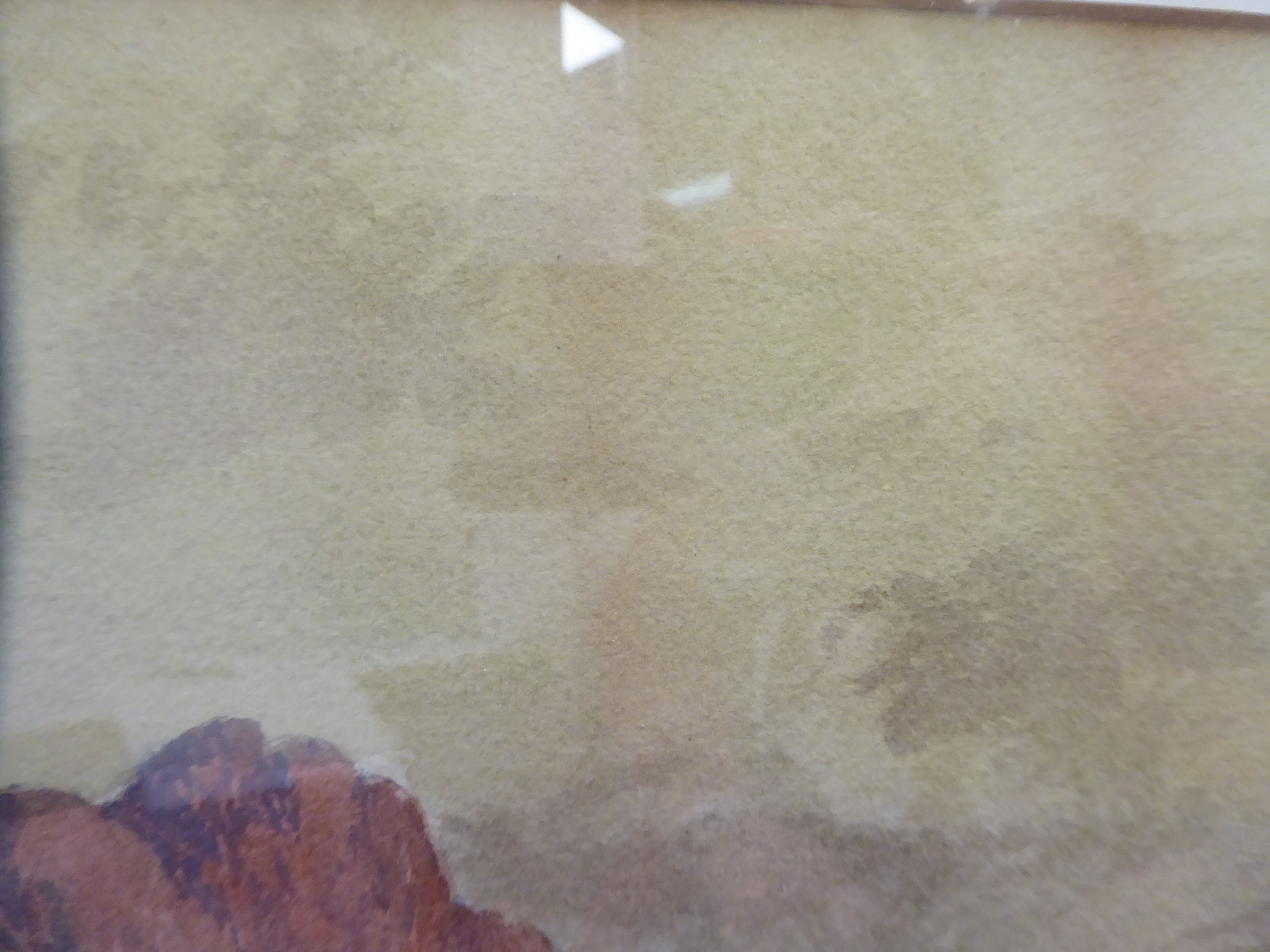 Annie de Brianski - 'Loch Achray' watercolour bears a signature 11'' x 18'' framed - Image 5 of 5