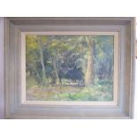 David Curtis - 'Autumn, Clumber' oil on board bears a signature & dated '84 & a label verso 11.